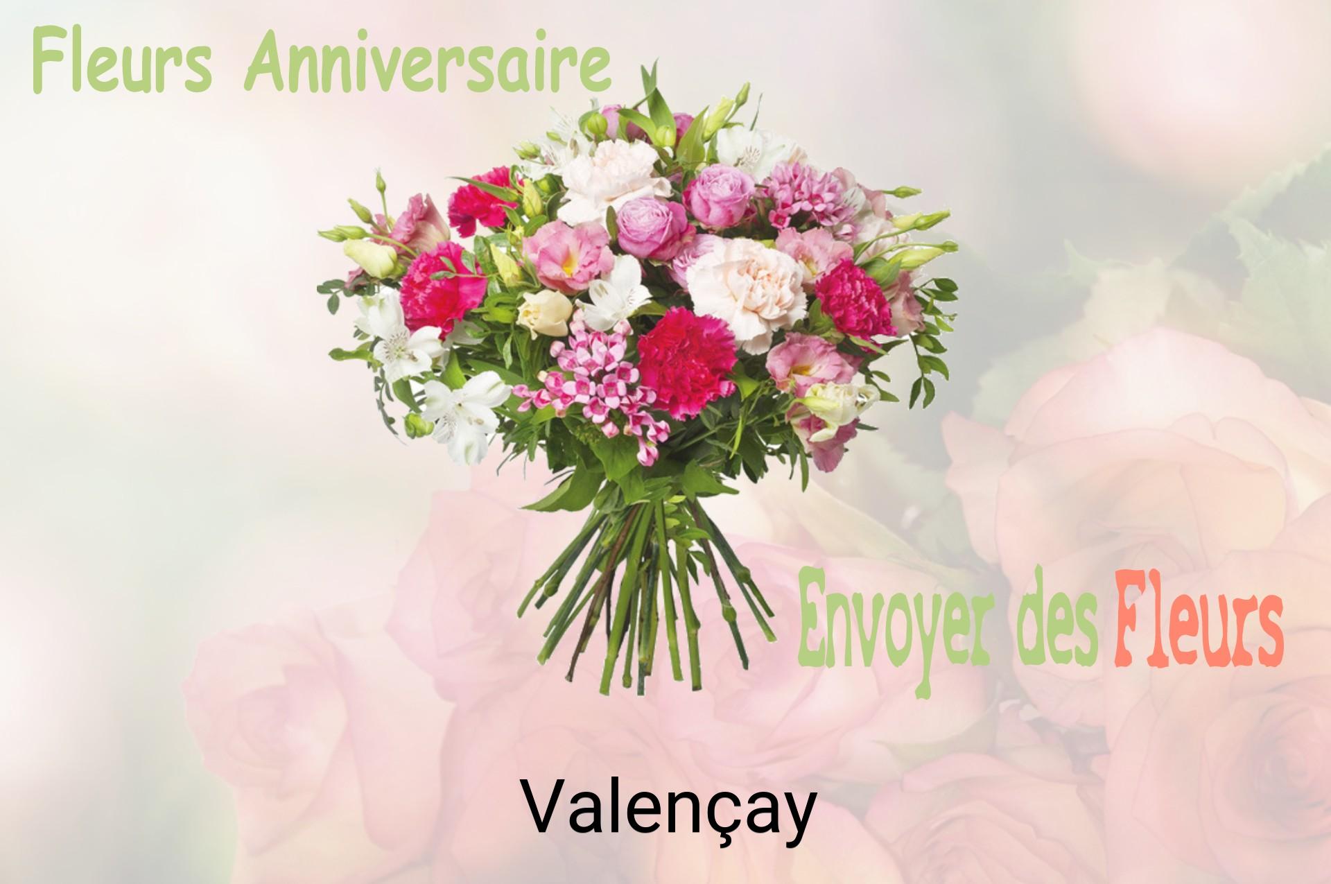Bouquet de fleurs d’anniversaire livré à Valençay