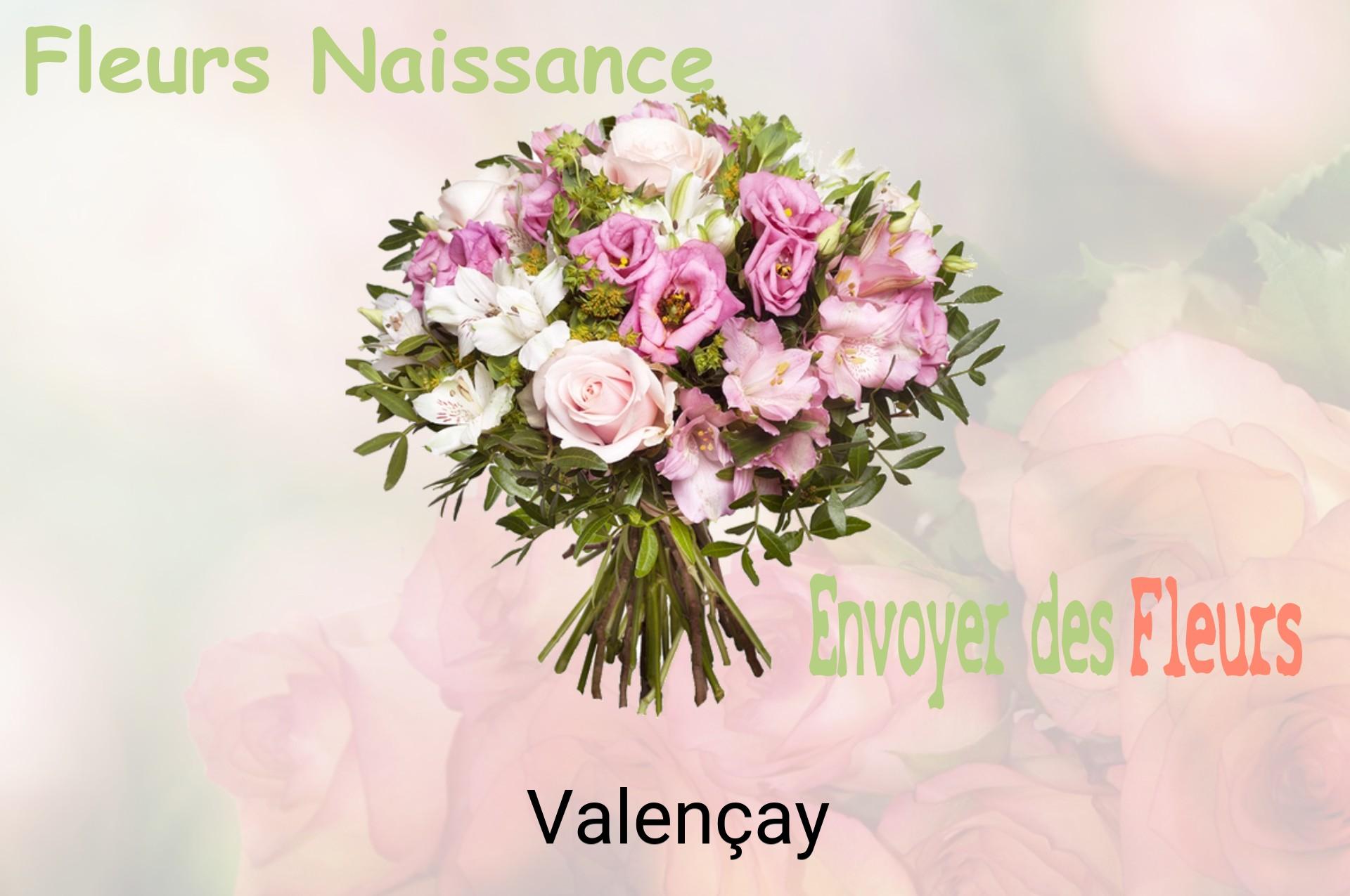Bouquet de fleurs de naissance livré à Valençay